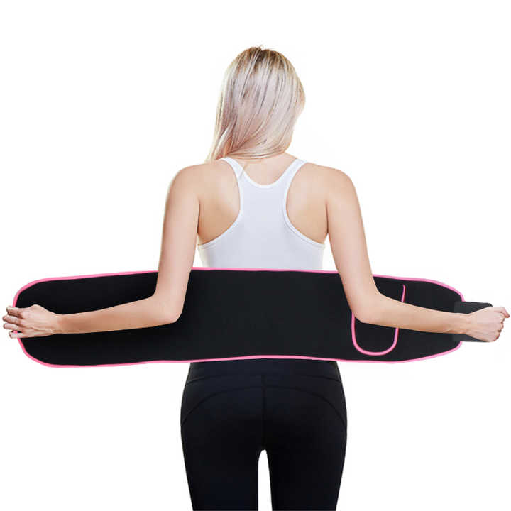 Centura de slabit, PRIMAFIT, pentru fitness, modelarea corpului, cu buzunar pentru telefon, culoarea neagra